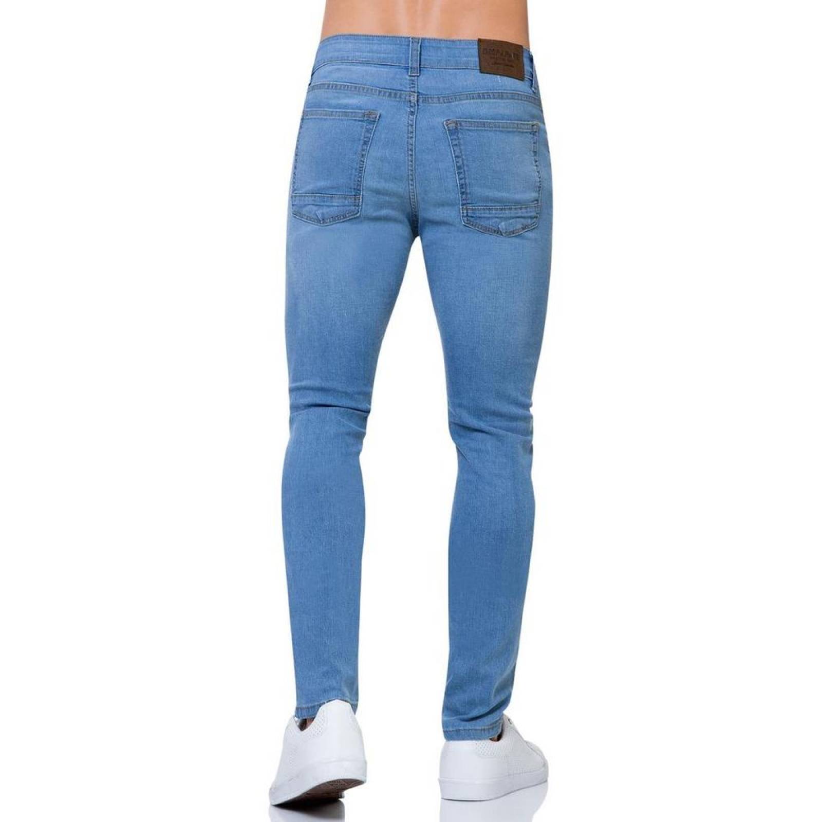 Jeans Disparate Men Hombre Stone Bleach Mezclilla Stretch 5500 