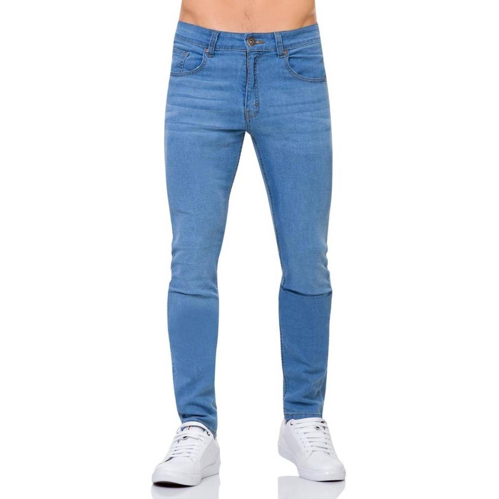 Jeans Disparate Men Hombre Stone Bleach Mezclilla Stretch 5500 