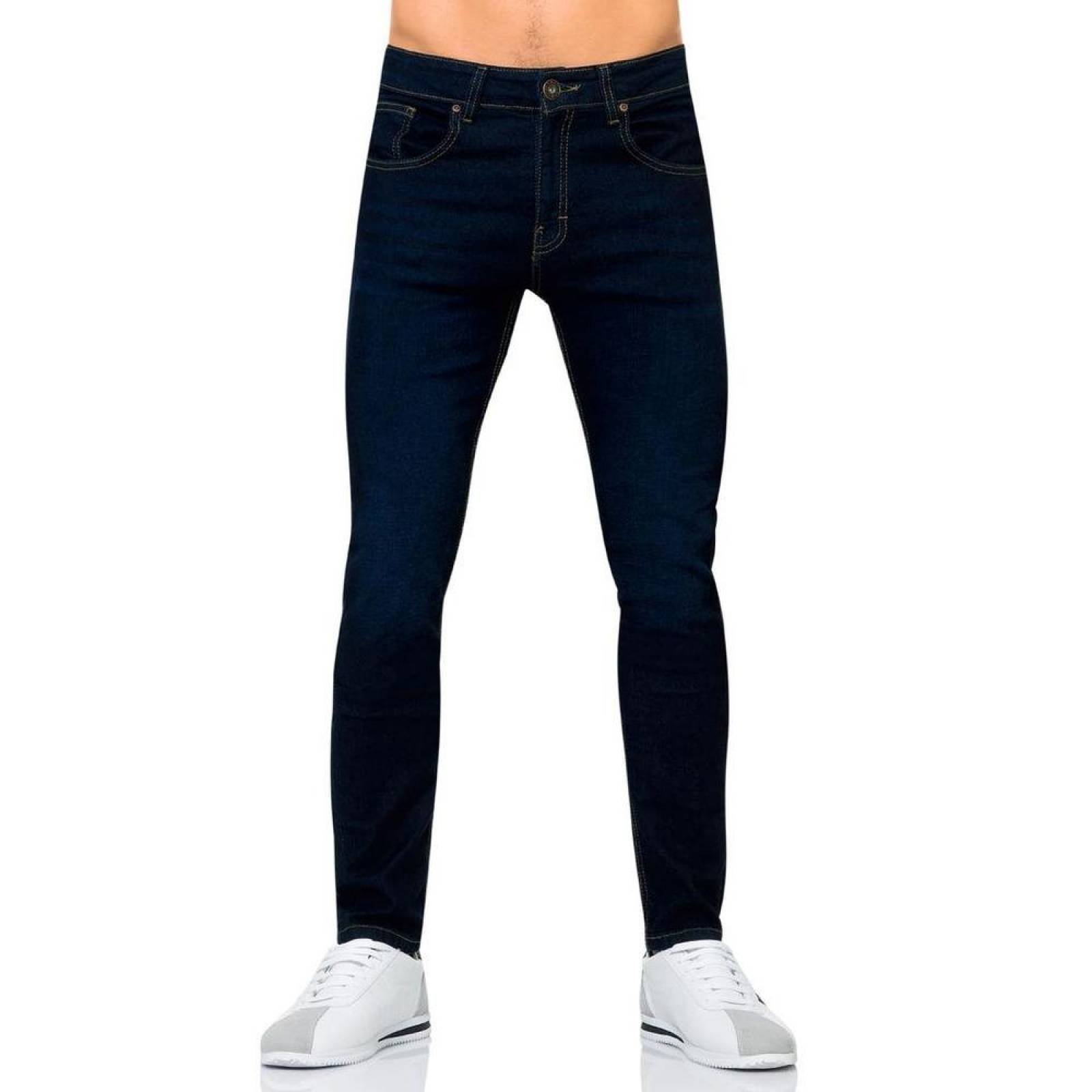 Jeans Básico Hombre Salvaje Tentación Carbon 63103003 Mezclilla Stretch 