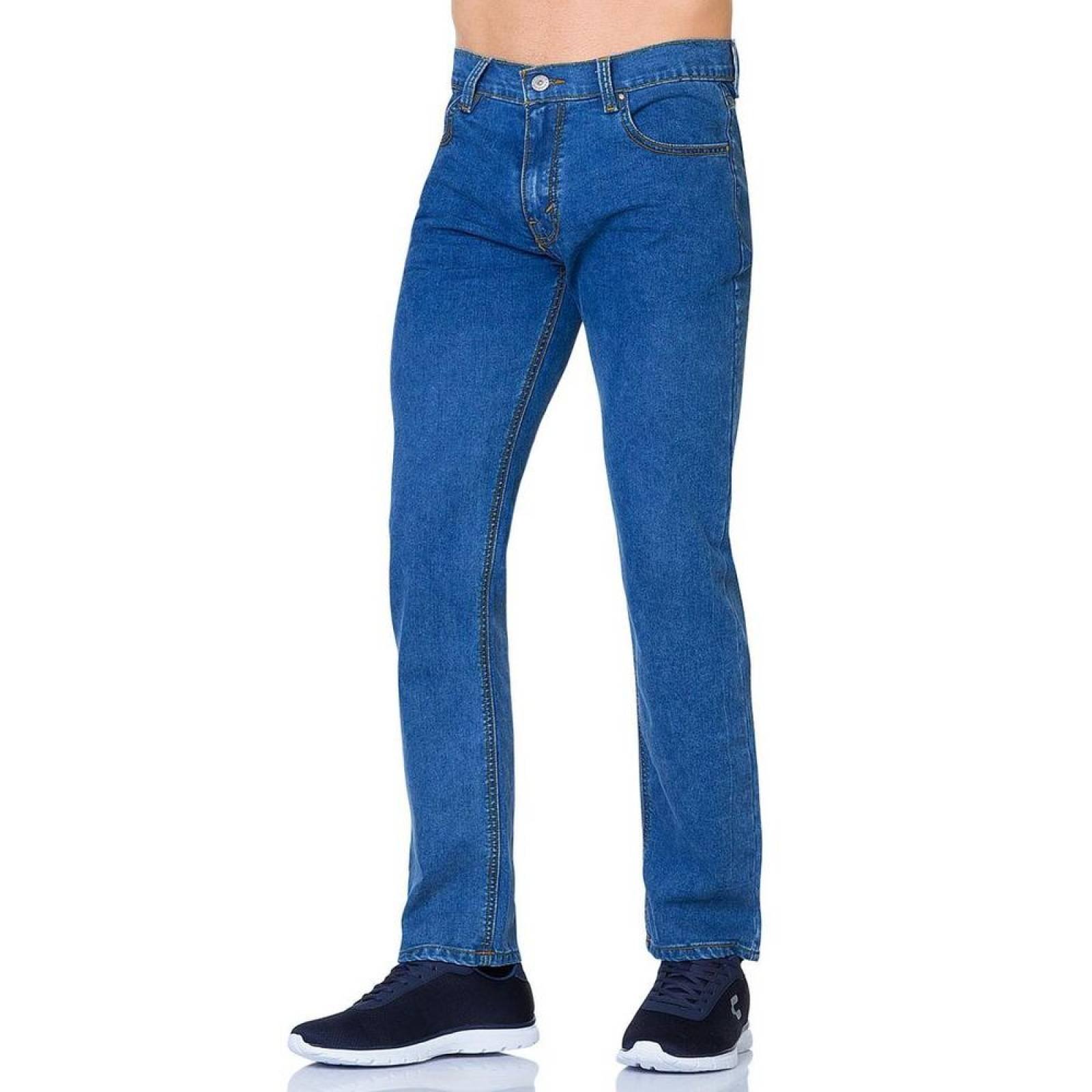 Jeans Básico Hombre Furor Stone 62105132 Mezclilla Stretch 