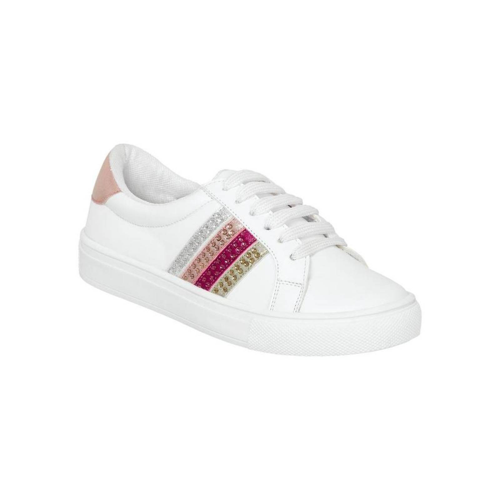 TENIS TROPICANA NIÑA BLANCO TIPO NAPA 93182