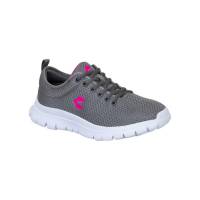 Tenis Charly Mujer Gris Textil 1049289007