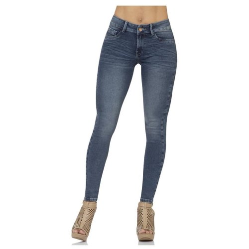 Jeans Moda Mujer Oggi Xo1912142 59103200 Mezclilla Stretch 
