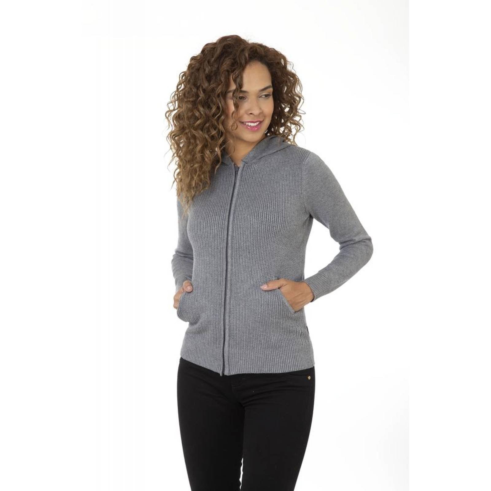 SWEATER CAPRICHO MUJER GRIS SPANDEX CNS 134 