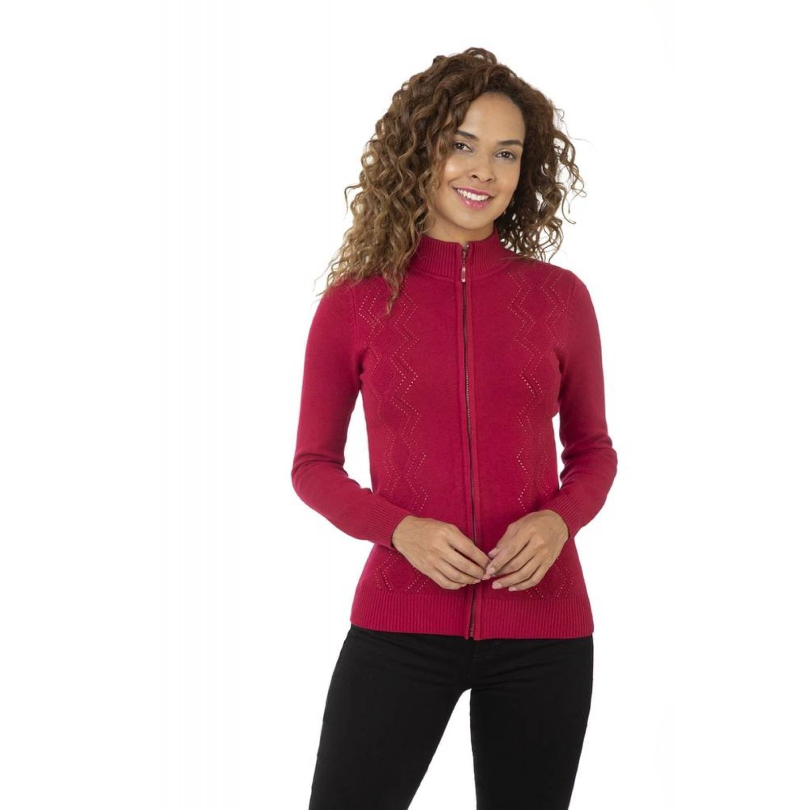 Sweater Mujer Salvaje Tentación Rojo 76803201 Spandex 