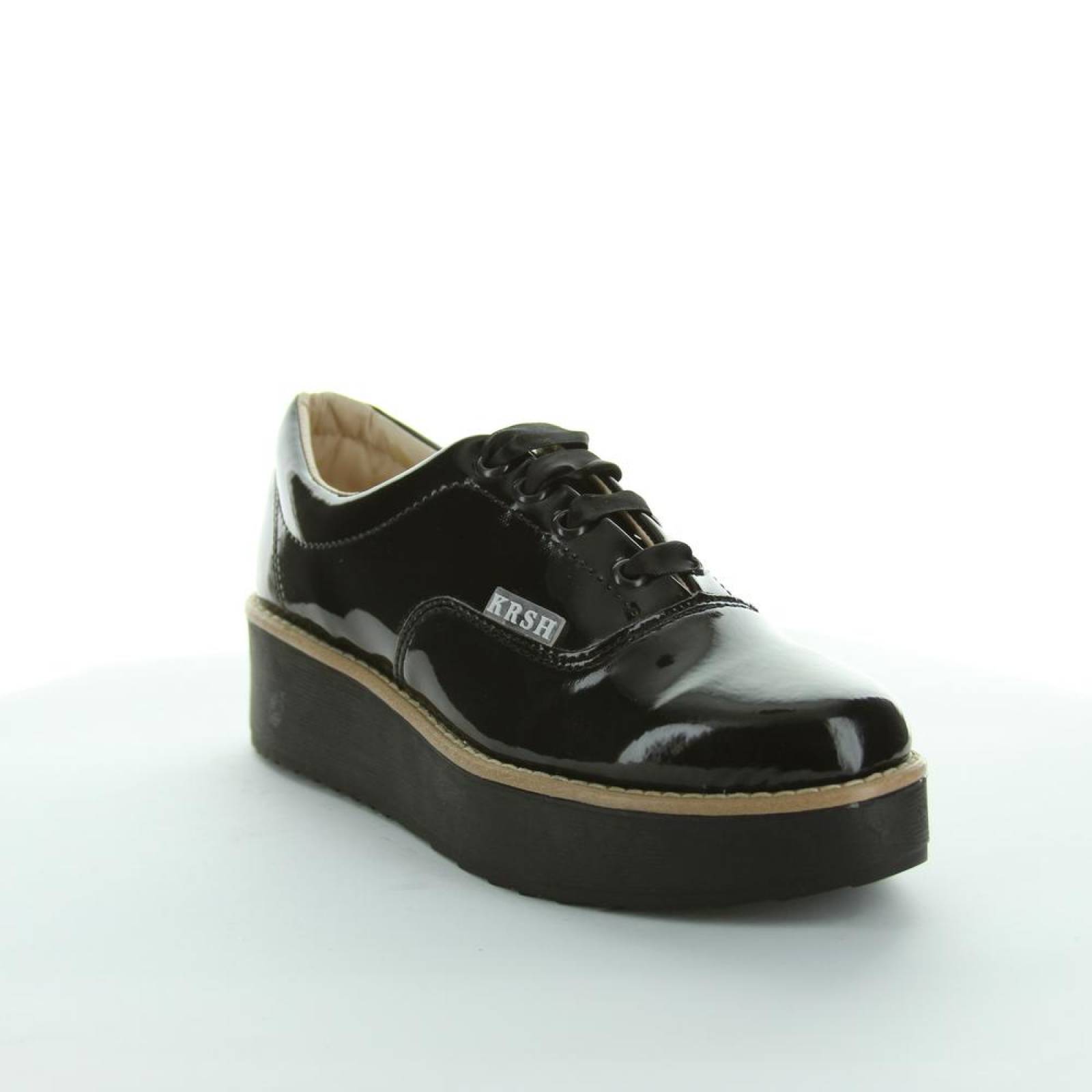 ZAPATO CERRADO KRSH MUJER NEGRO TIPO CHAROL 4505 