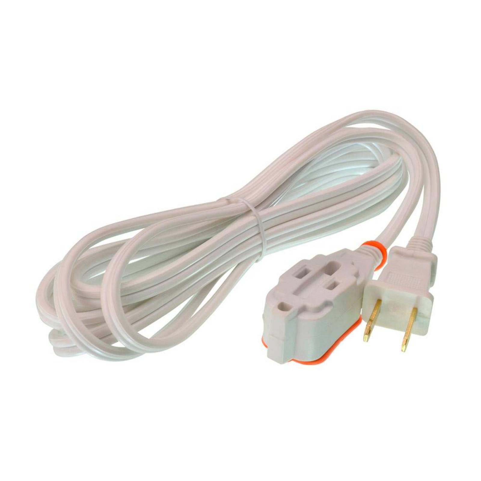 Extensión eléctrica blanca 16 AWG 5 m
