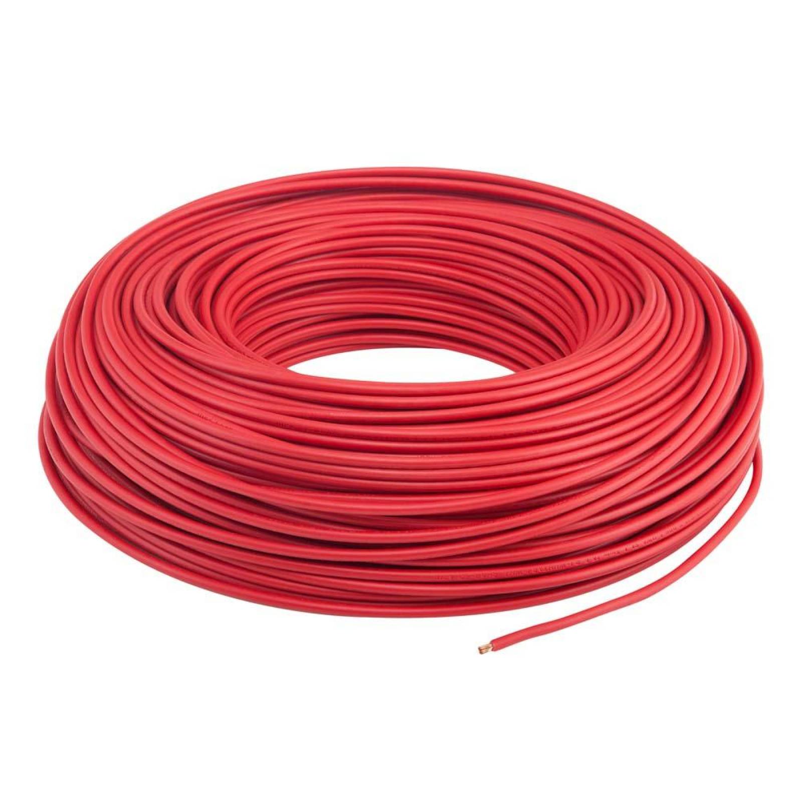 Cable THW-LS/THHW-LS CE RoHS 8 AWG en caja color rojo 