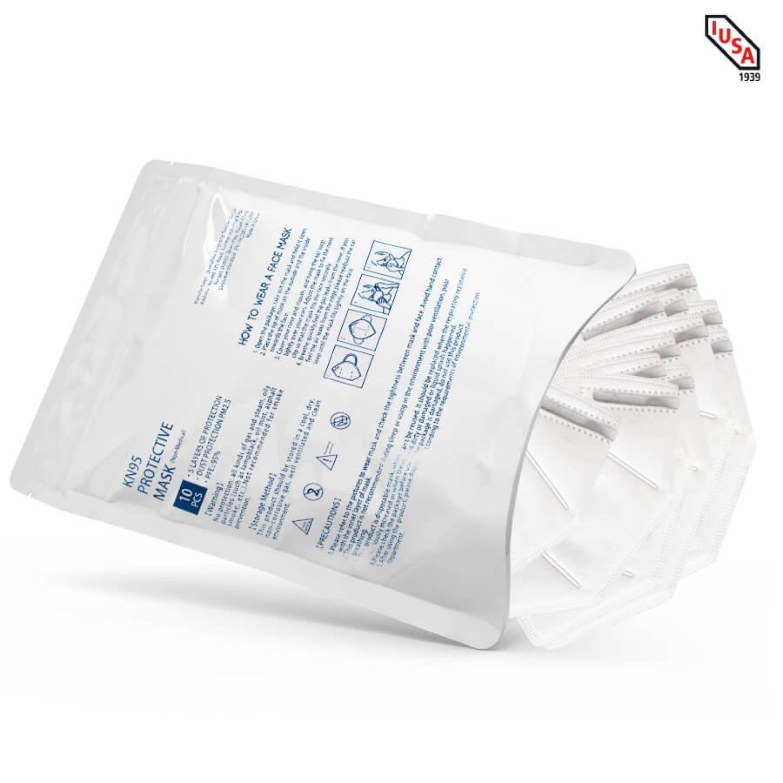 Cubrebocas Kn95 Certificado Precio Mayoreo 50 Piezas