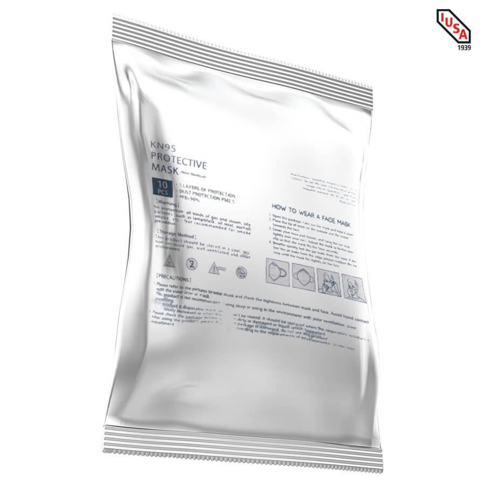 Cubrebocas Kn95 Certificado Precio Mayoreo 50 Piezas