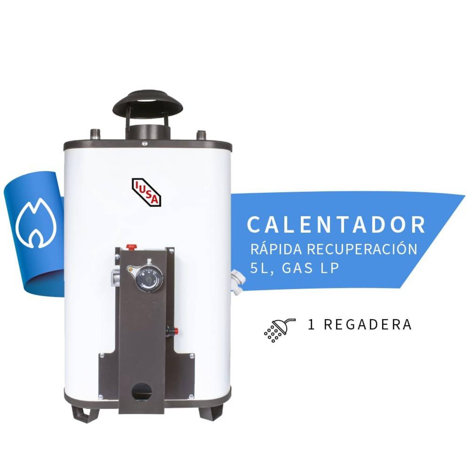 Calentador IUSA De Rápida Recuperación 5L Gas Lp 