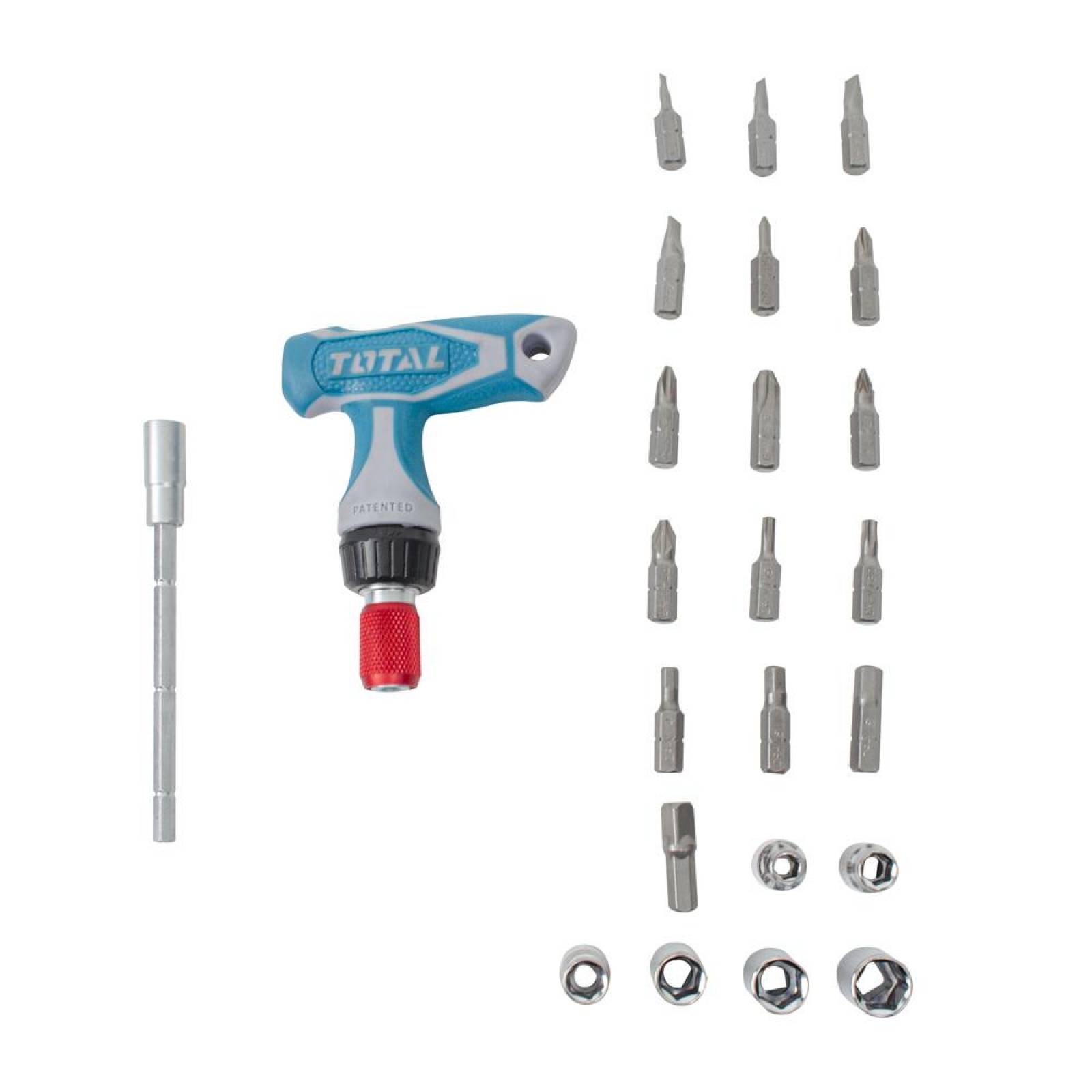 Juego de puntas y dados con desarmador 