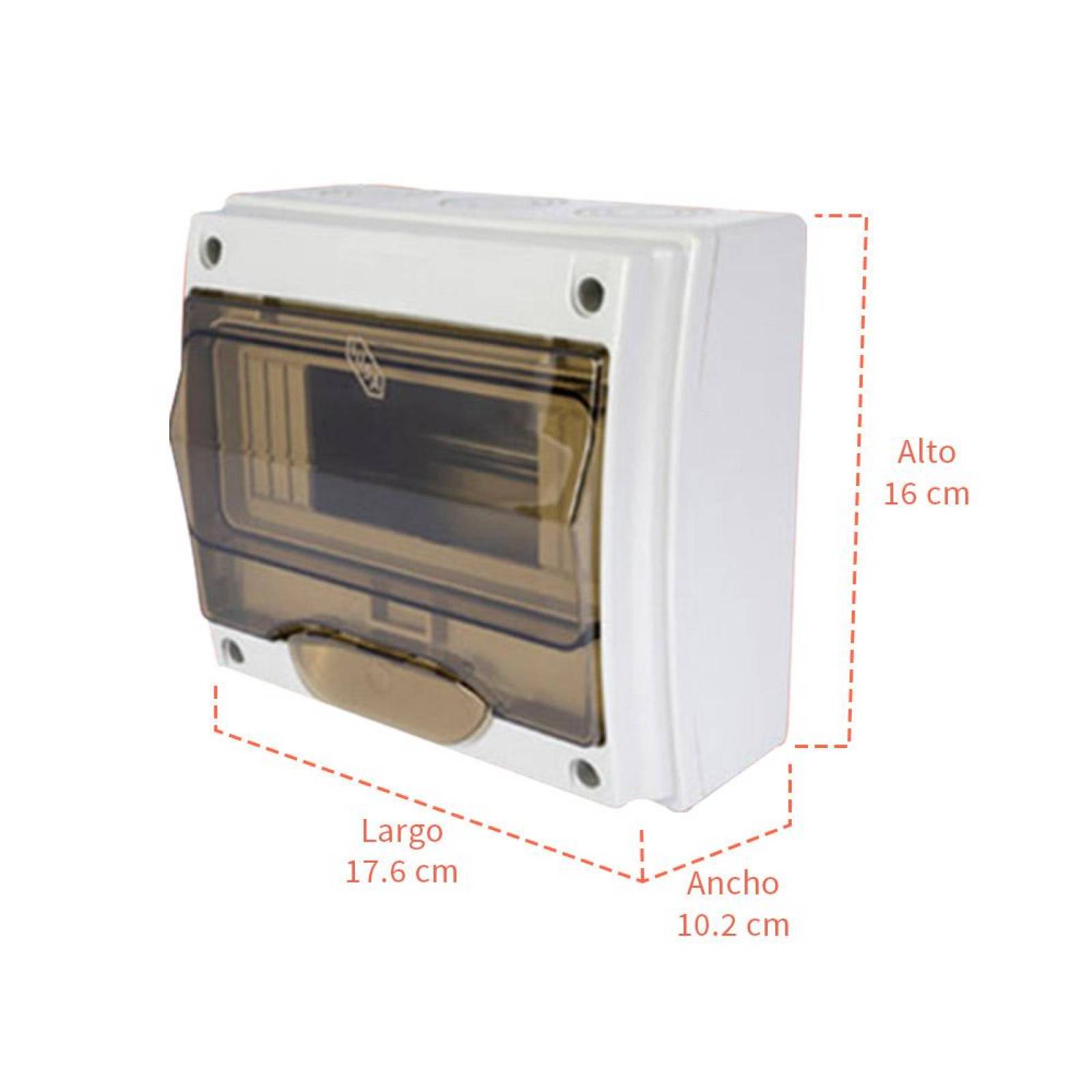 Centro de carga policarbonato, 6-8 ventanas 