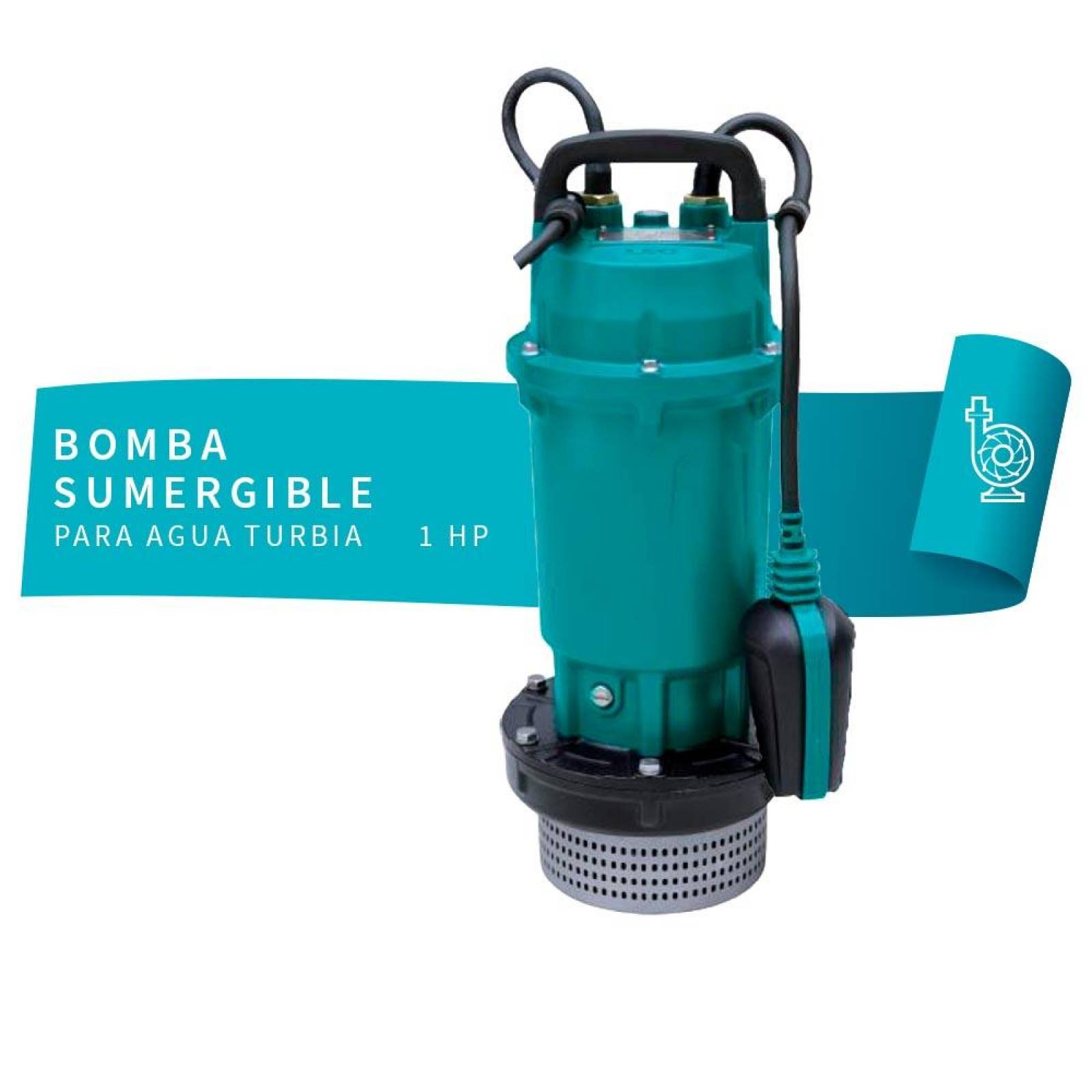 Bomba Sumergible Para Agua Turbia 1.0 HP 