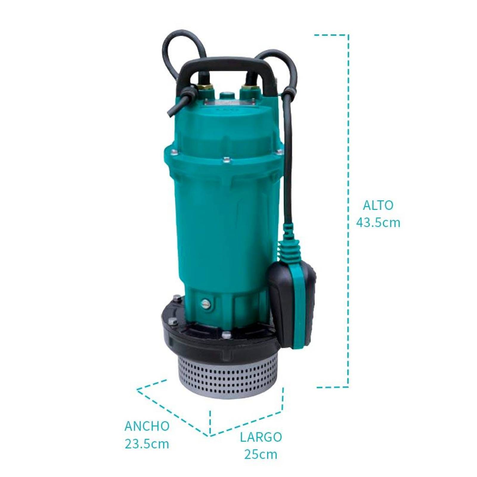 Bomba Sumergible Para Agua Turbia 1.0 HP 
