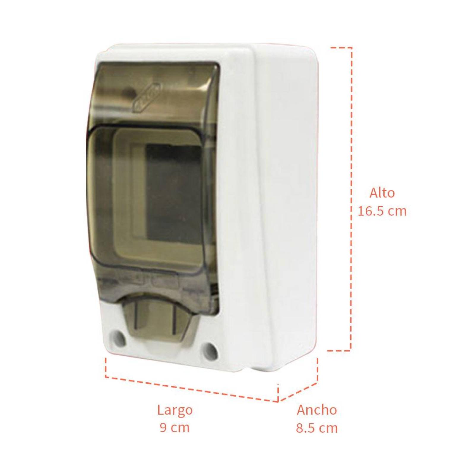 Centro de carga policarbonato 2-3 ventas 