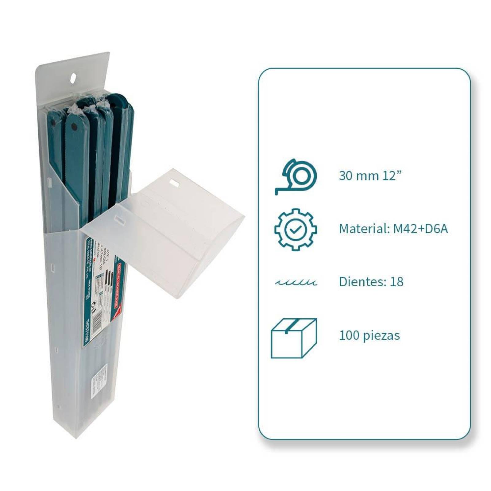 Segueta Bimetálica con 18 Dientes 