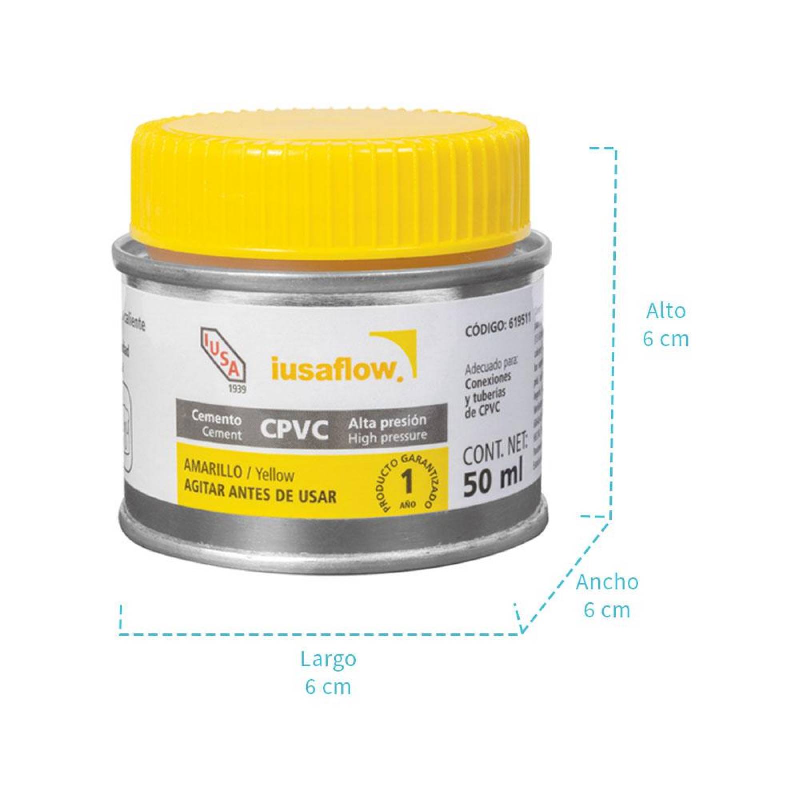 Cemento iusa mini cpvc cts 