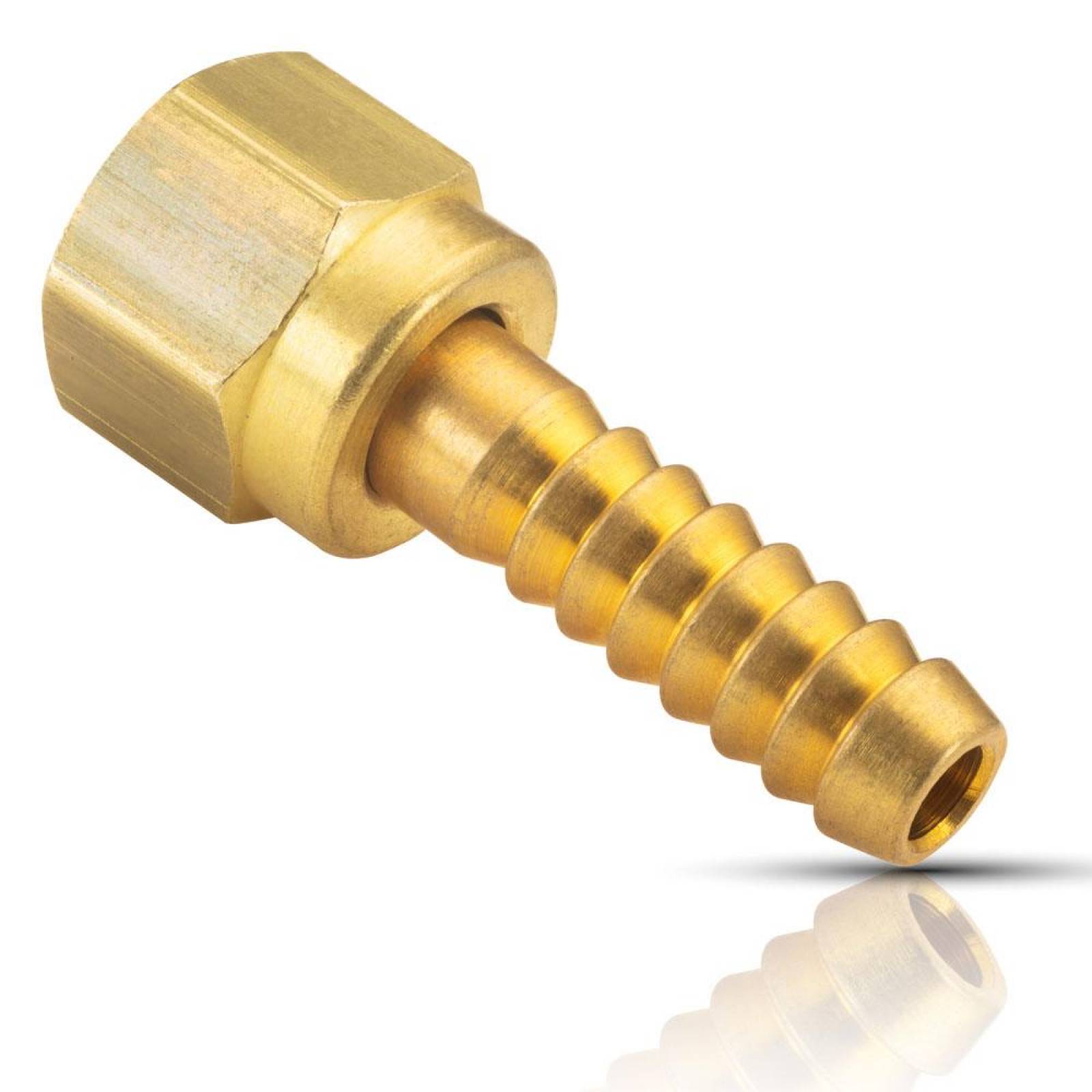 Conexión giratoria espiga para manguera 3/8 x Espiga 