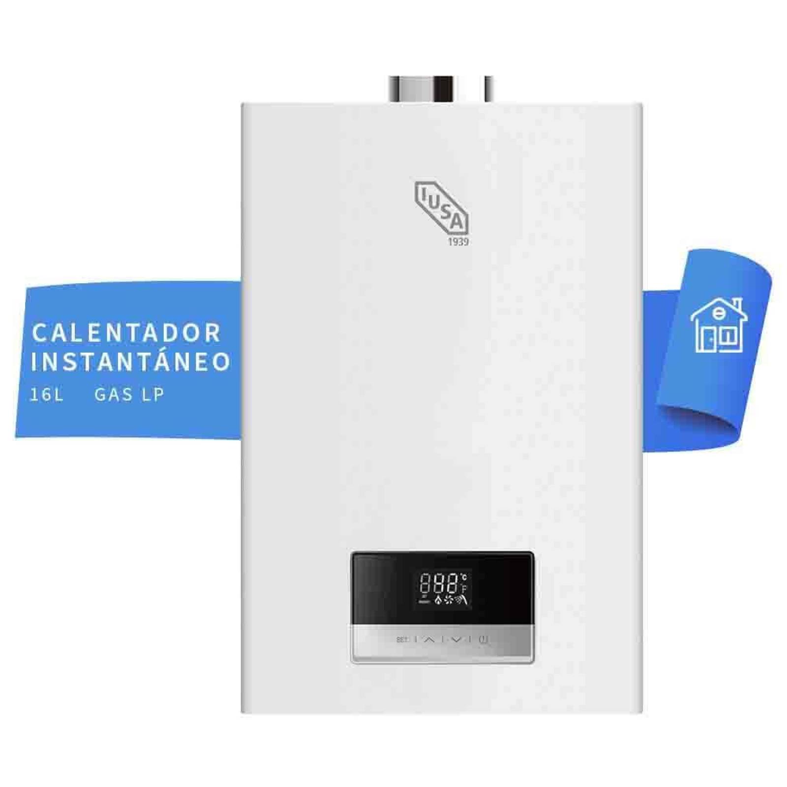 Calentador Instantáneo, Iusa, 16 L, 3 Servicios 