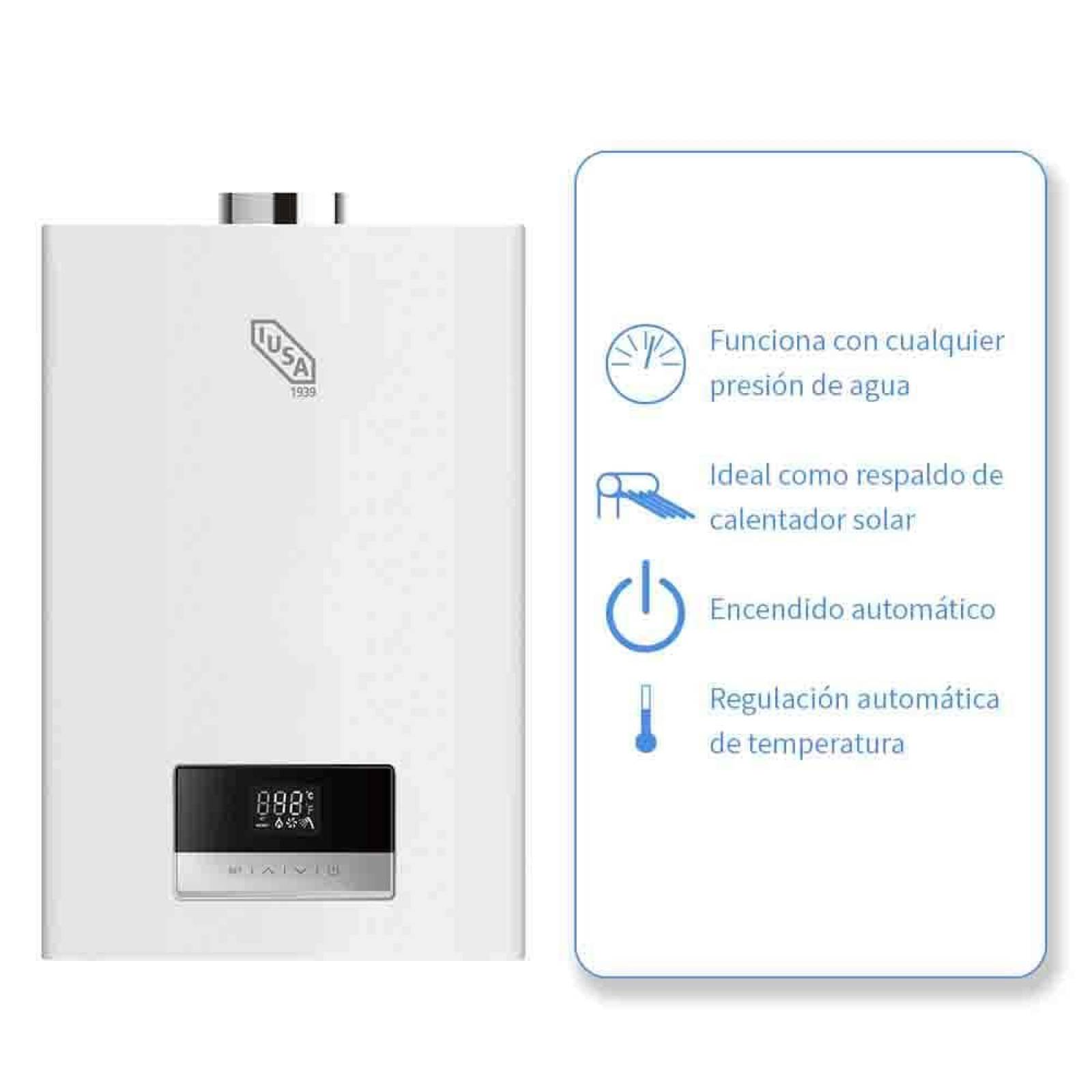 Calentador Instantáneo, Iusa, 16 L, 3 Servicios 