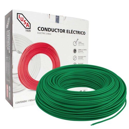 Cable THW-LS/THHW-LSCERoHS 14AWG Verde 