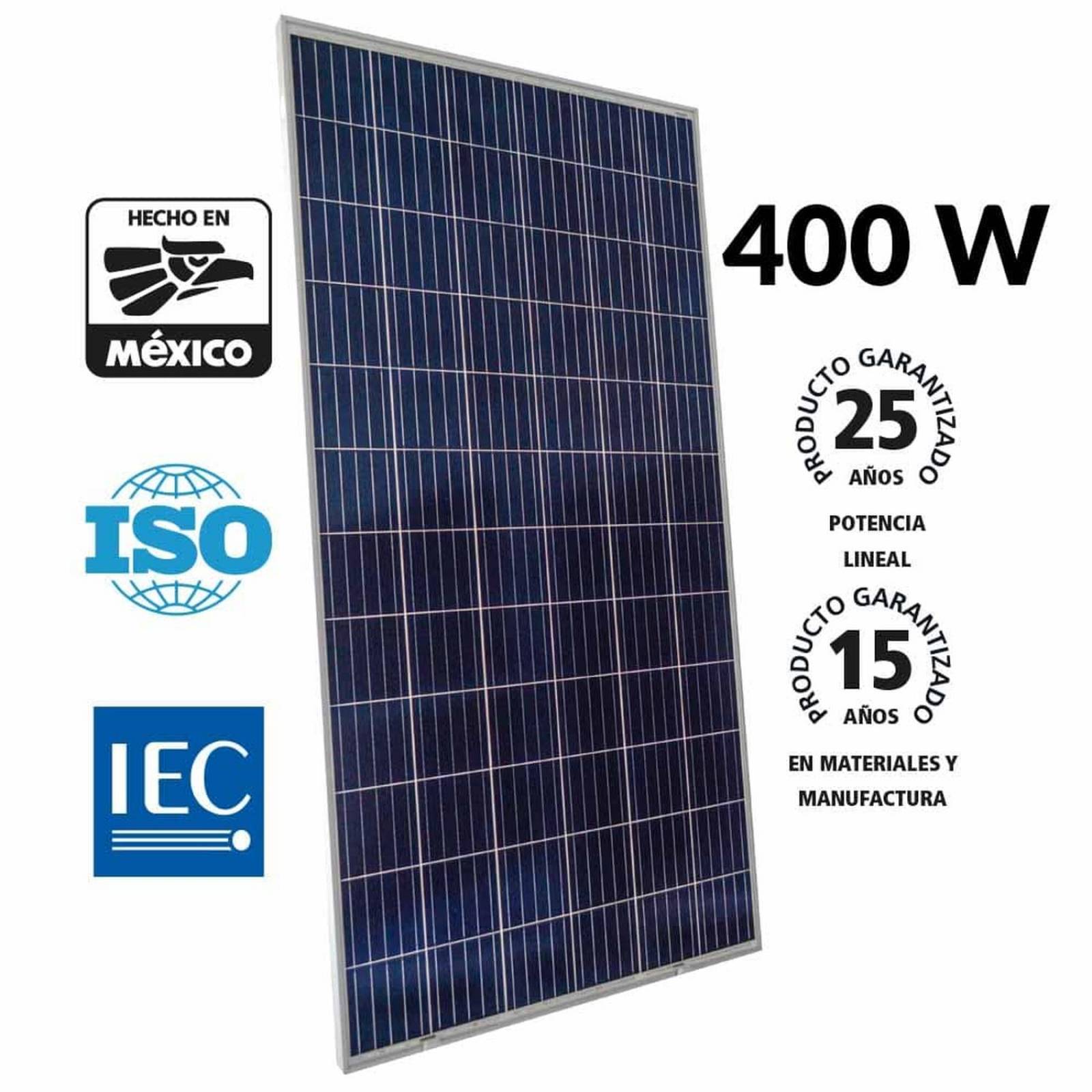 Panel solar fotovoltaico de 400 w monocristalino 