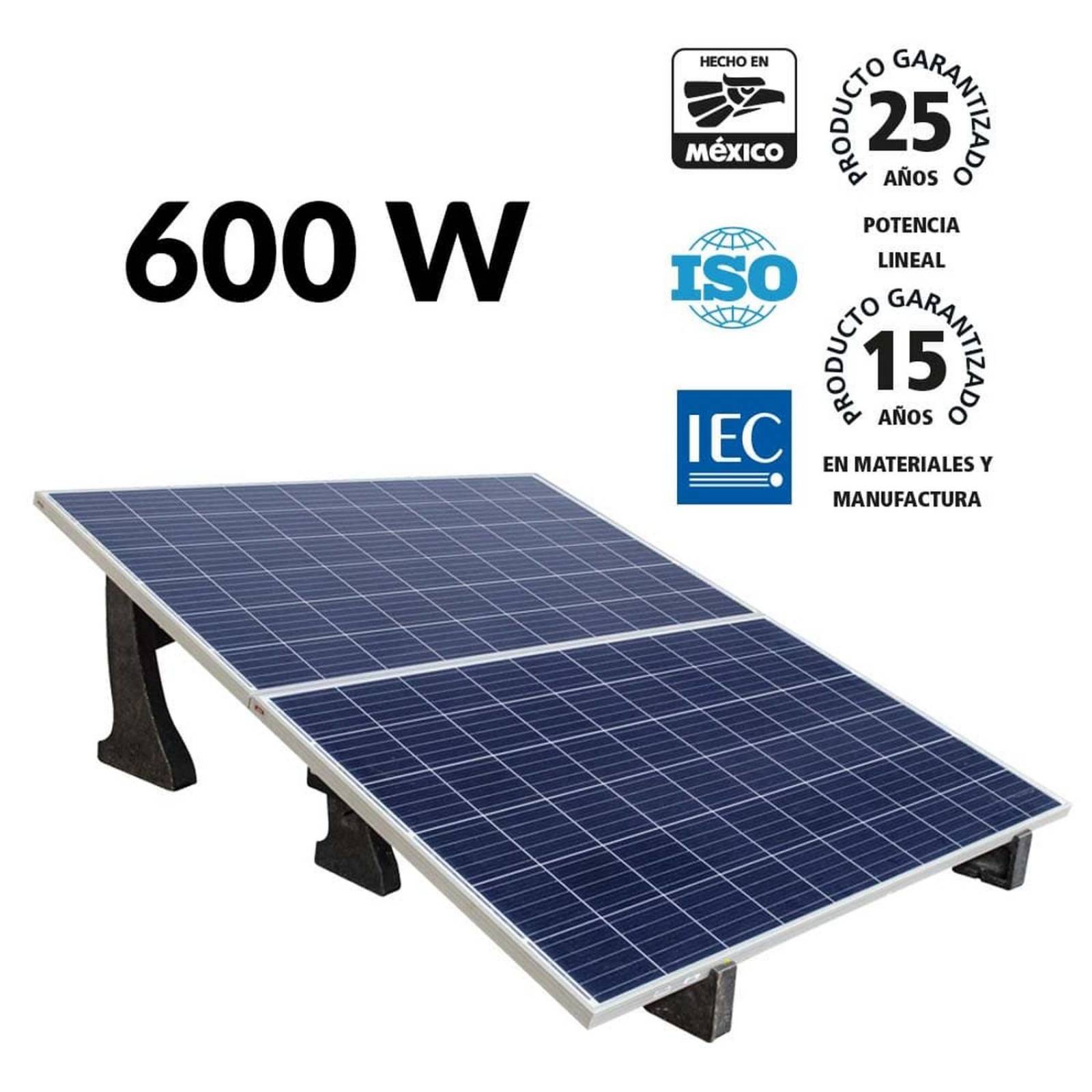 Kit Fotovoltáico con microinversor 600W 