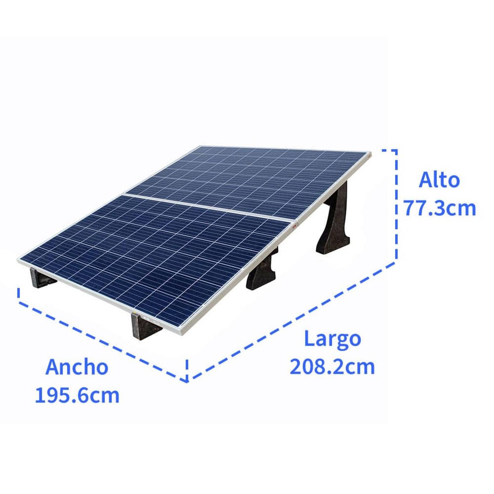 Kit Fotovoltáico con microinversor 600W 