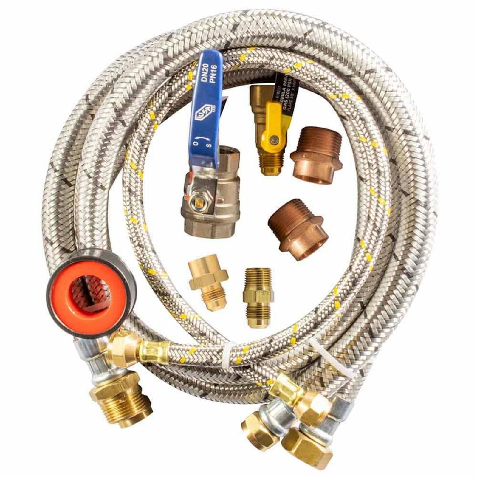 Kit Calentador Instantáneo Primo Gas Natural + Kit de Instalación .