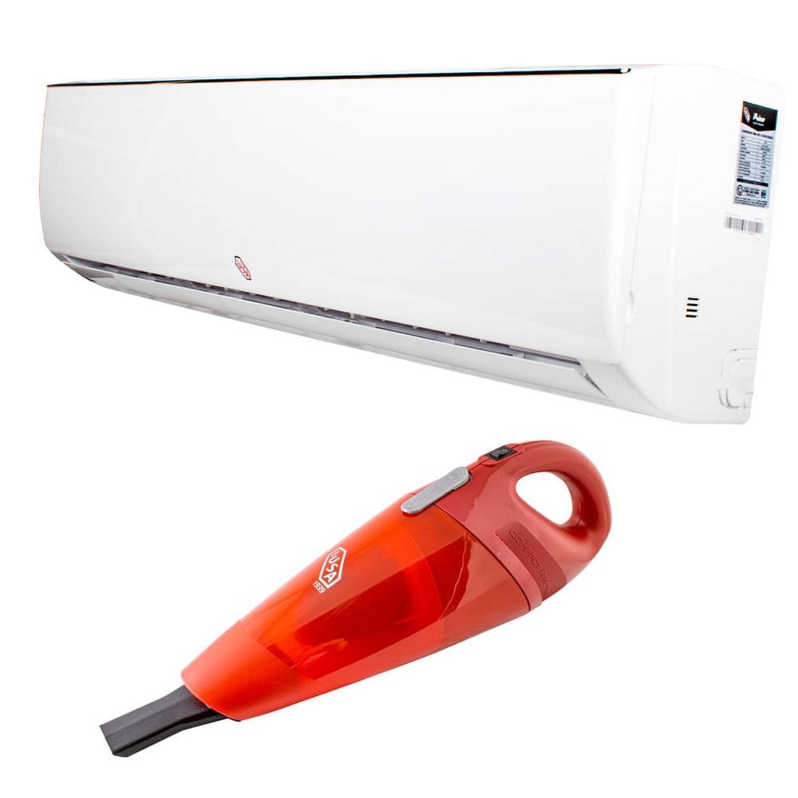 Kit Mini Split 1 Ton., Solo Frío 115 V. + Aspiradora de Mano 