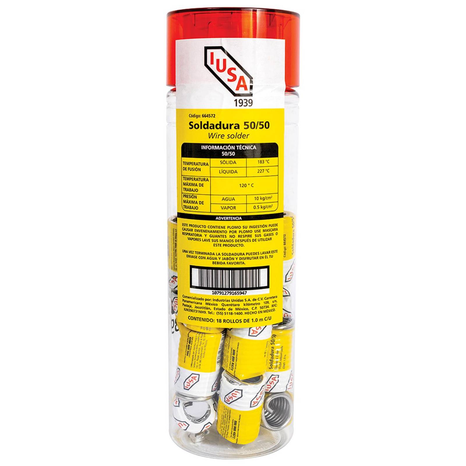 Soldadura Blanda, 50/50, IUSA 