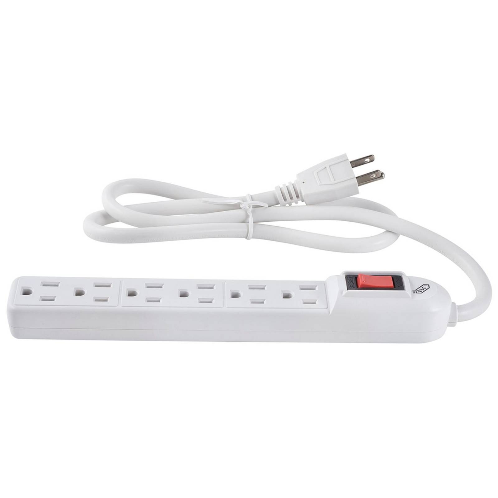 Multicontacto con 6 entradas cable 91cm 