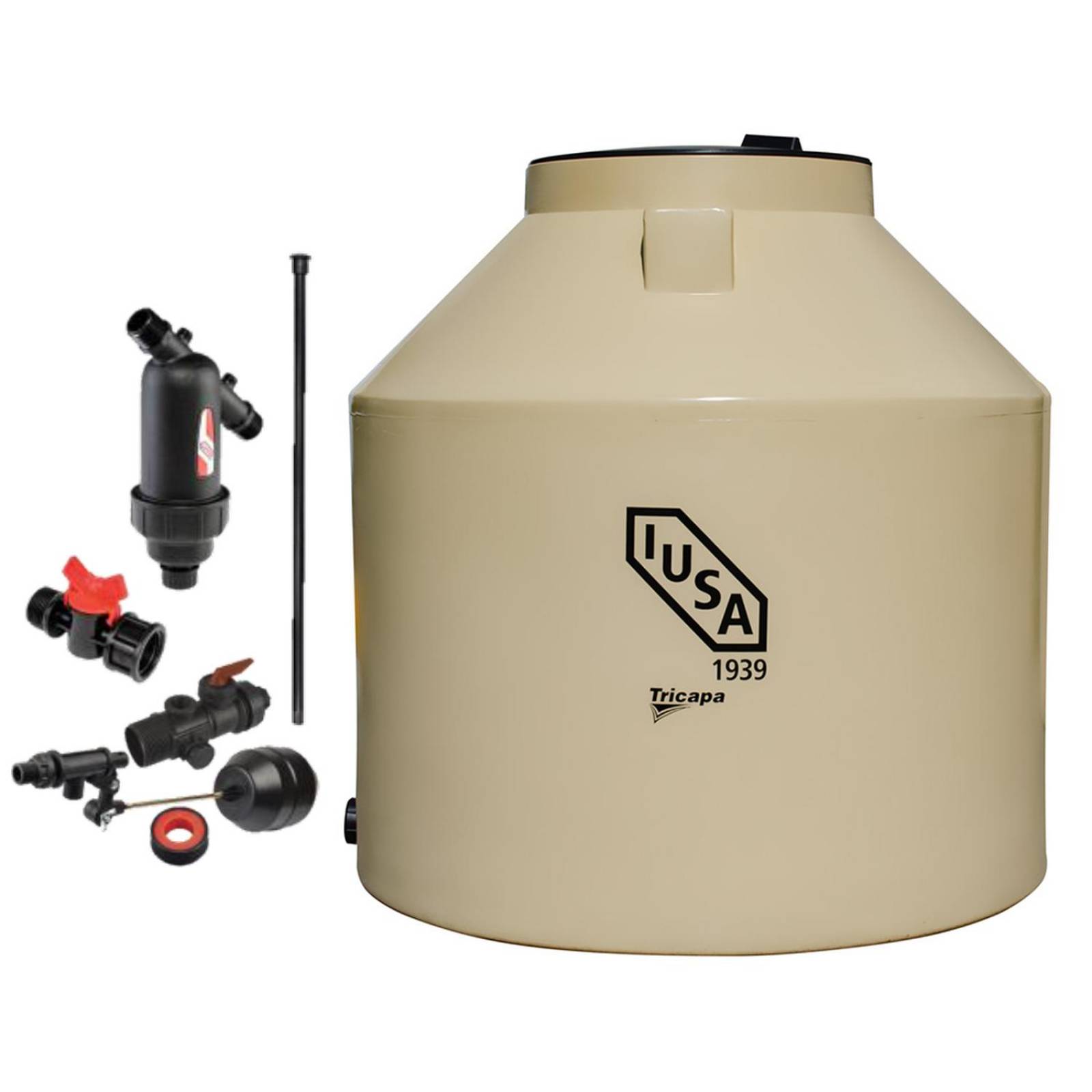 Tinaco Tricapa IUSA, 750 L., Beige + Sistema Calidad de Vida 