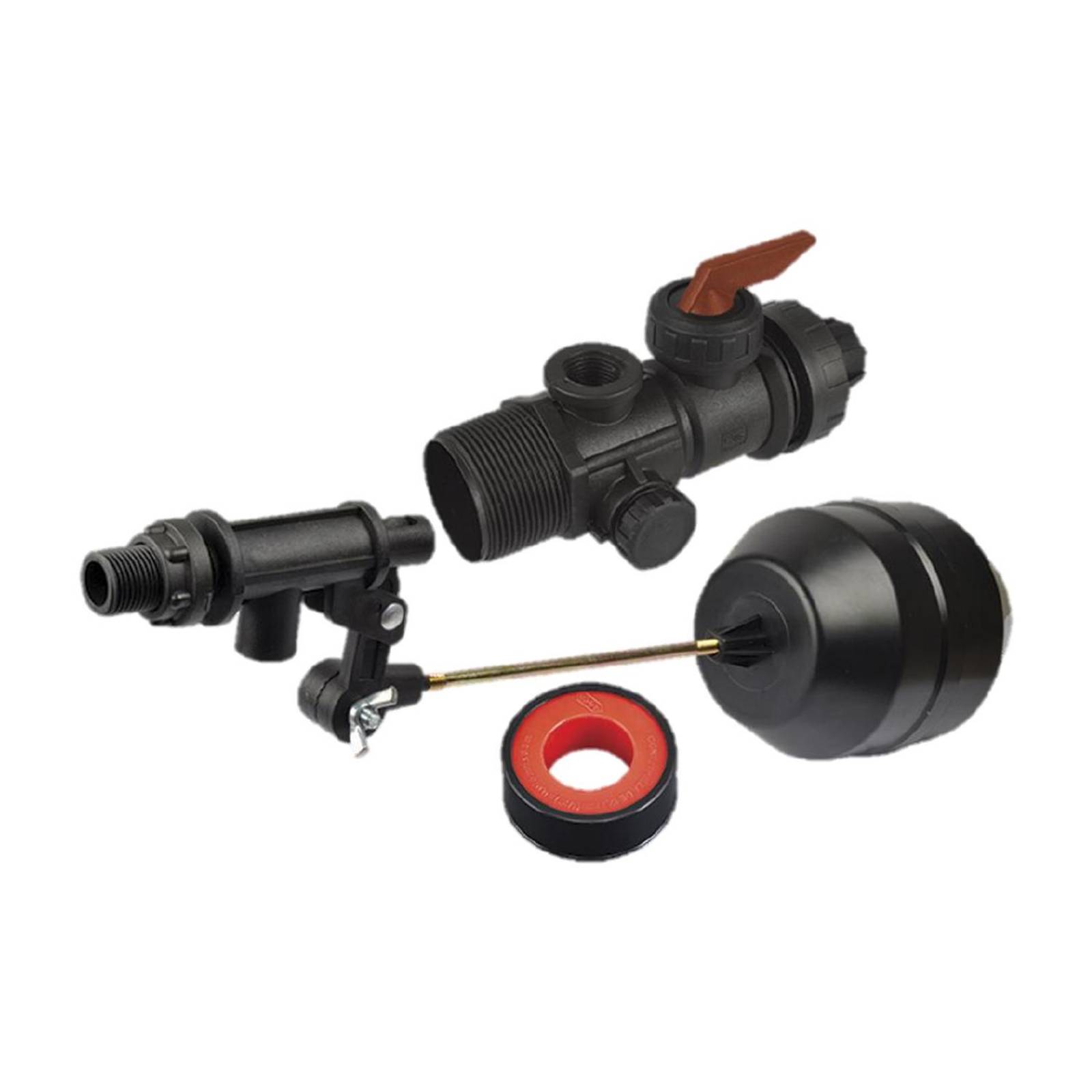 Tinaco Tricapa IUSA, 1100 L., Negro con Accesorios 