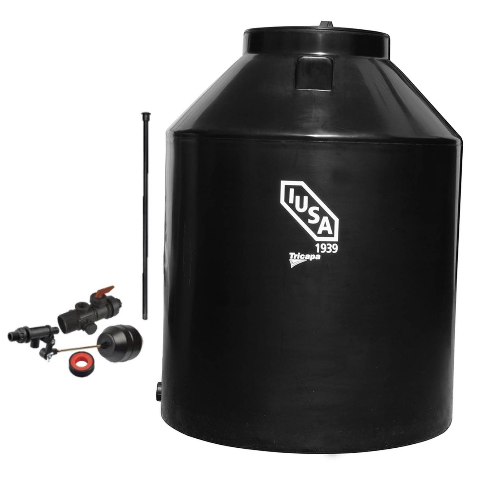 Tinaco Tricapa IUSA, 1100 L, Negro + Accesorios Alta Presión 