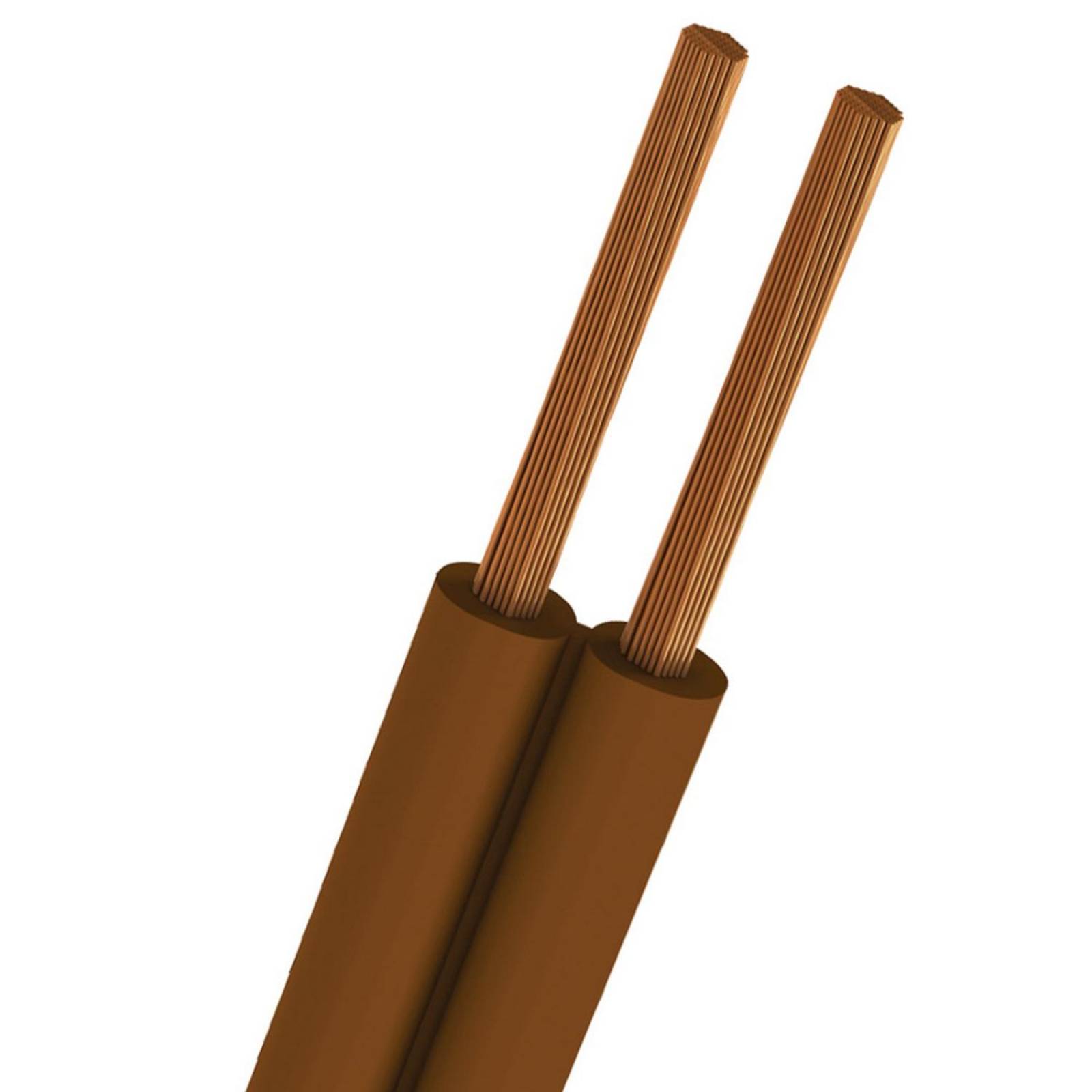 Cordón flexible tipo POT (SPT) 12 AWG color café 