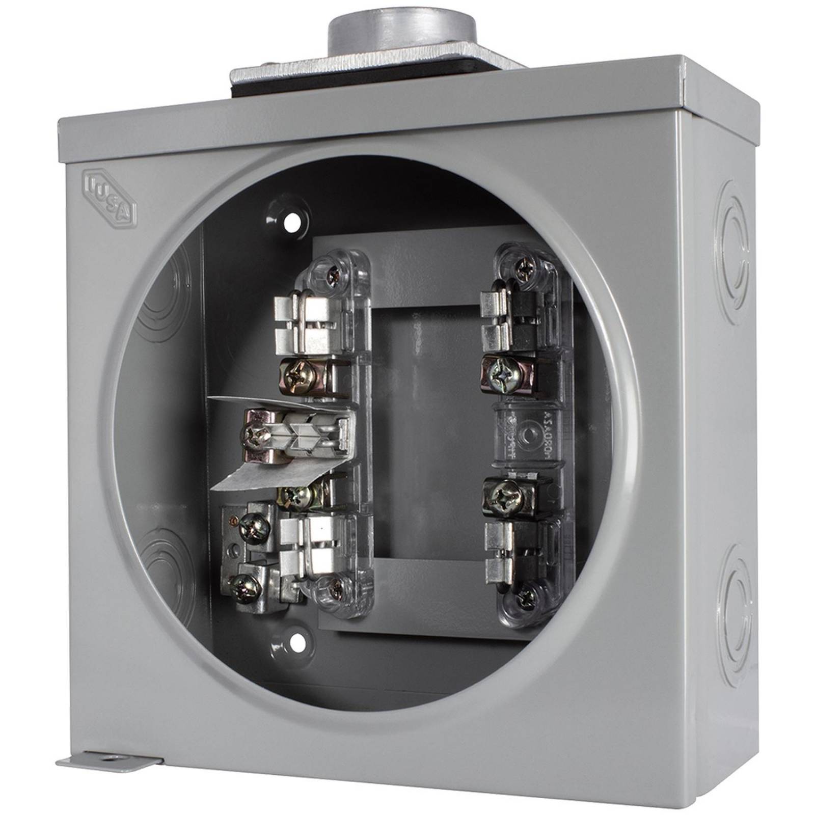 Base para medidor 5 terminales Bifásica cuadrada, IUSA 