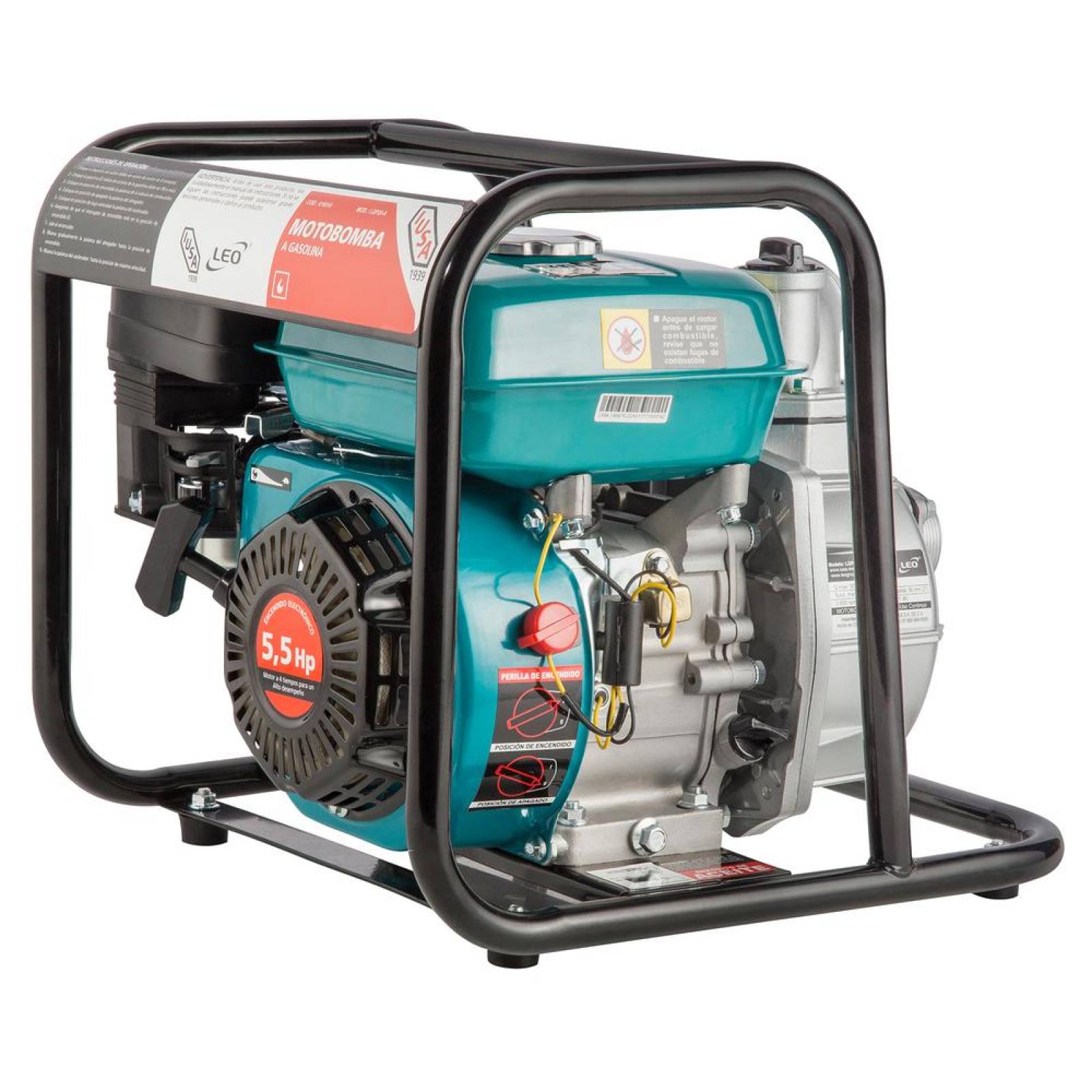 Motobomba A Gasolina, 6.5 Hp, 450 L/Min 