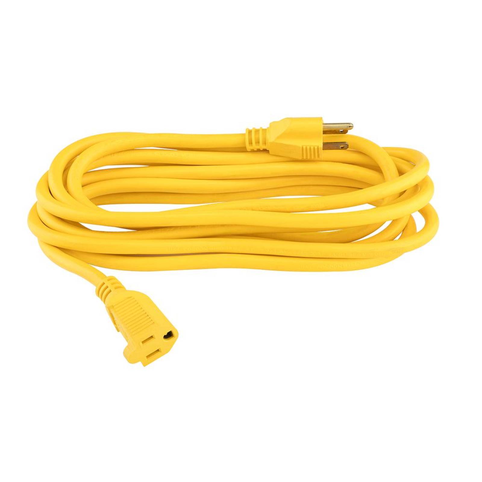 Extensión Eléctrica Uso Rudo 30 m, 3x16 AWG, amarillo
