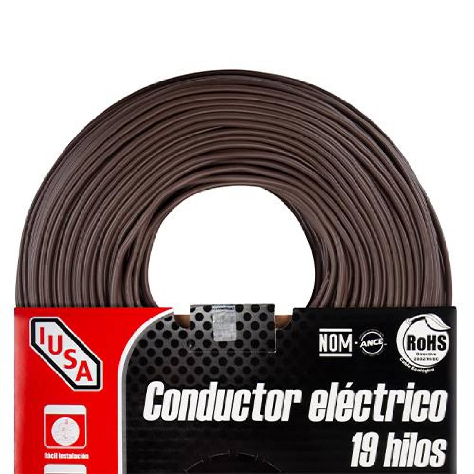 Rollo de cable flexible POT Café 14 AWG 100 metros 