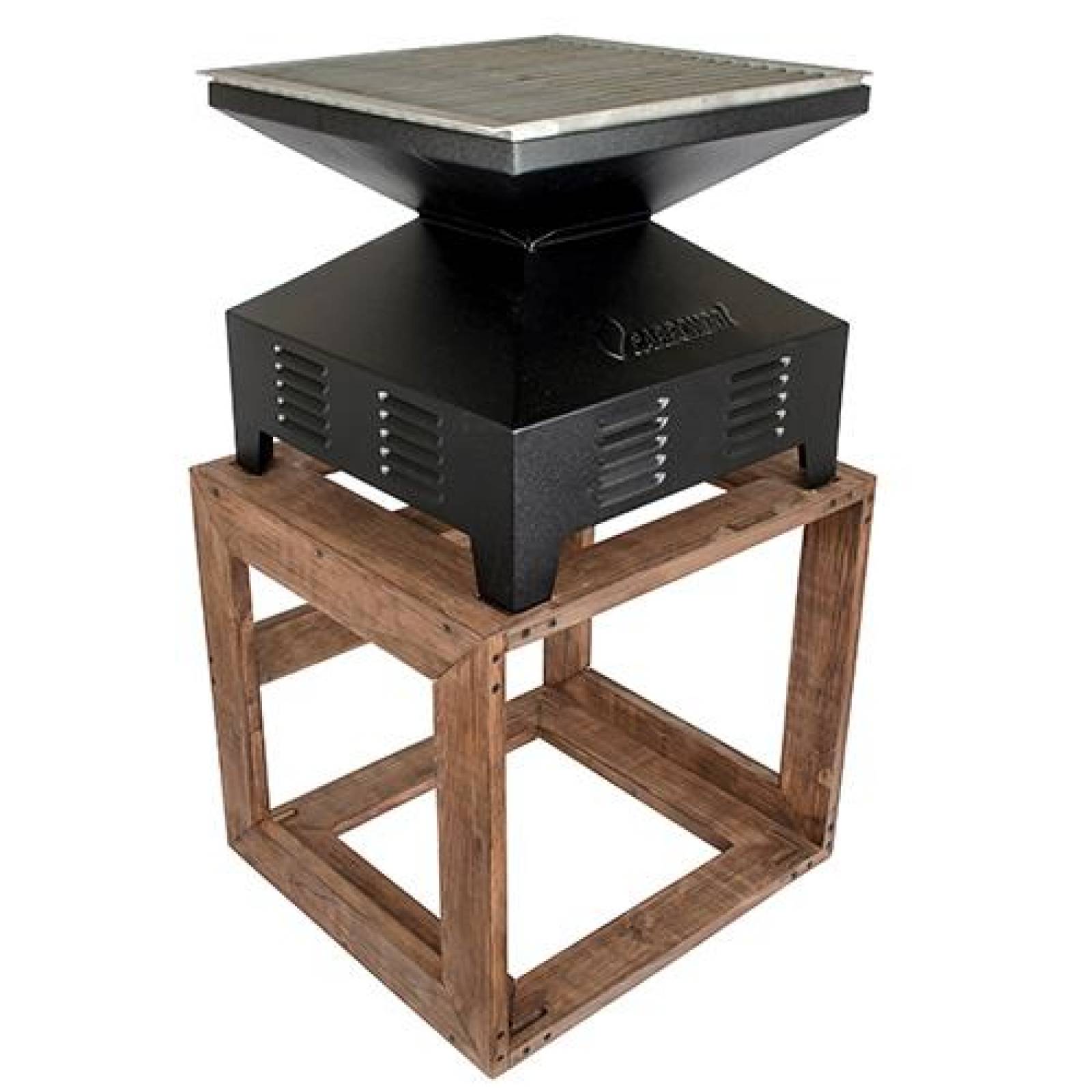 Asador Portátil Carboneat De Acero Inoxidable 