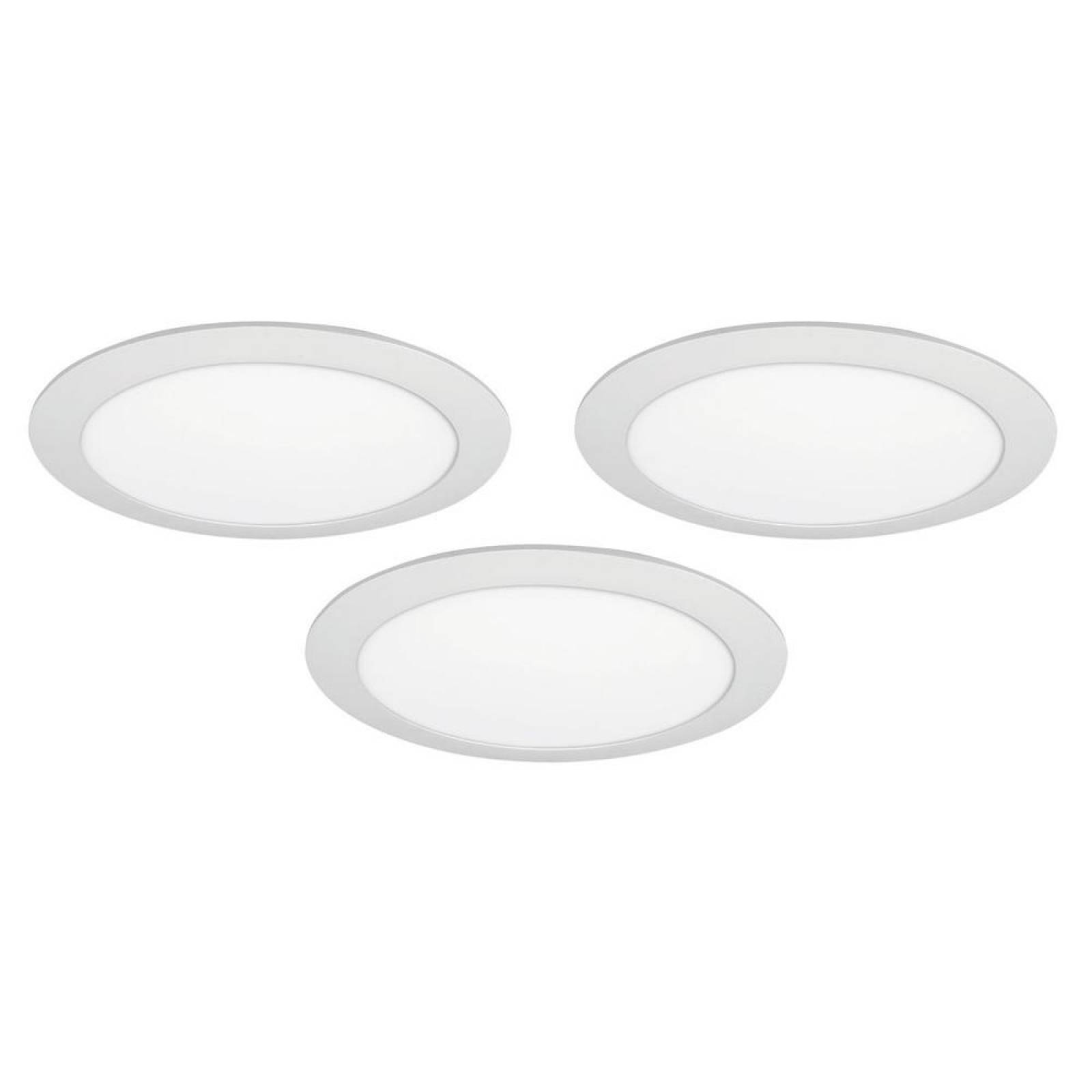 Lámpara LED redonda para empotrar luz blanca 3 W 