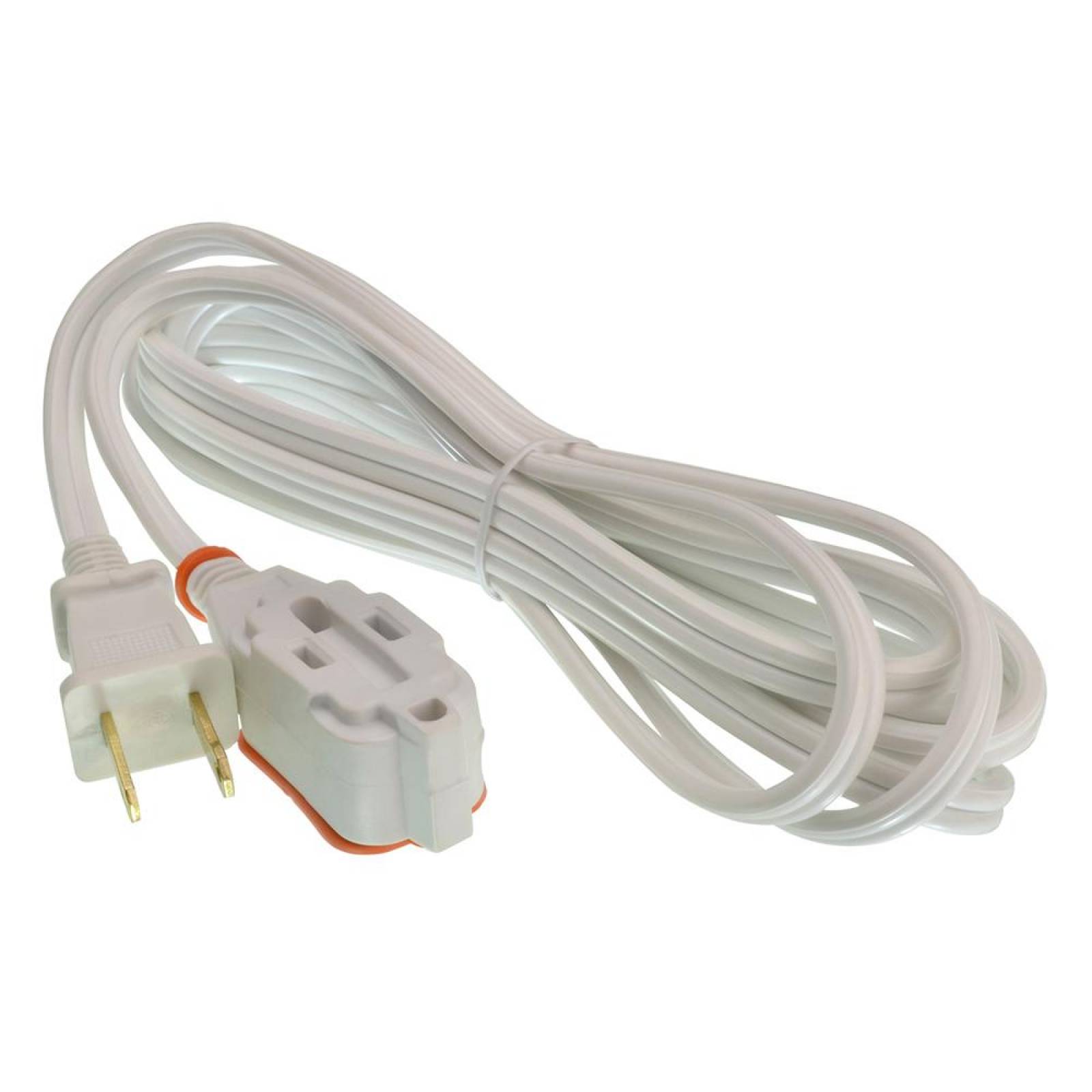 Extensión Eléctrica Blanca 16 AWG 2 metros