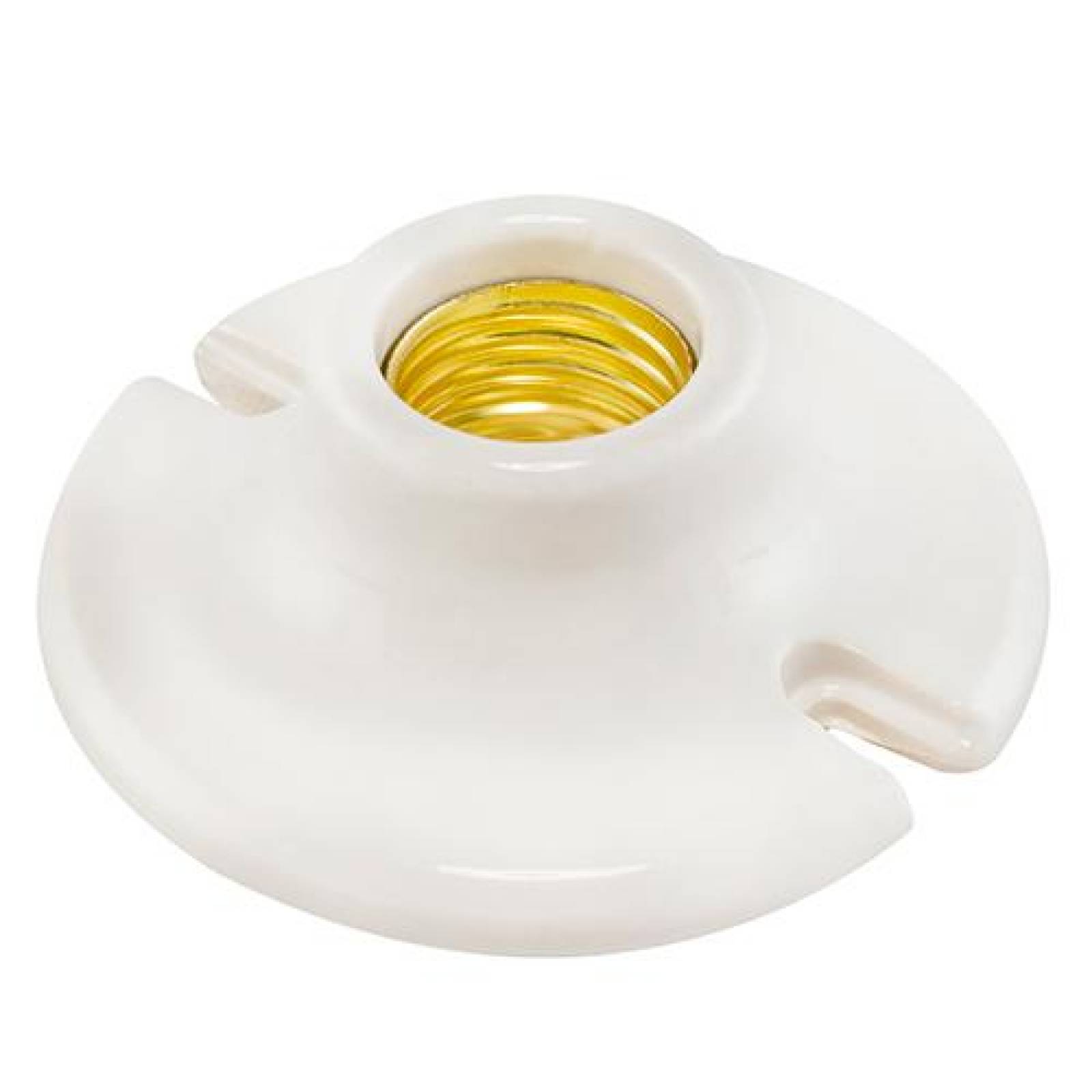 Portalámpara de porcelana 92.5 mm, casquillo aluminio 