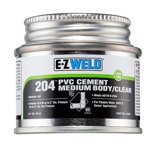 Cemento PVC C80, mod. 204 azul, E-Z WELD 475ml 