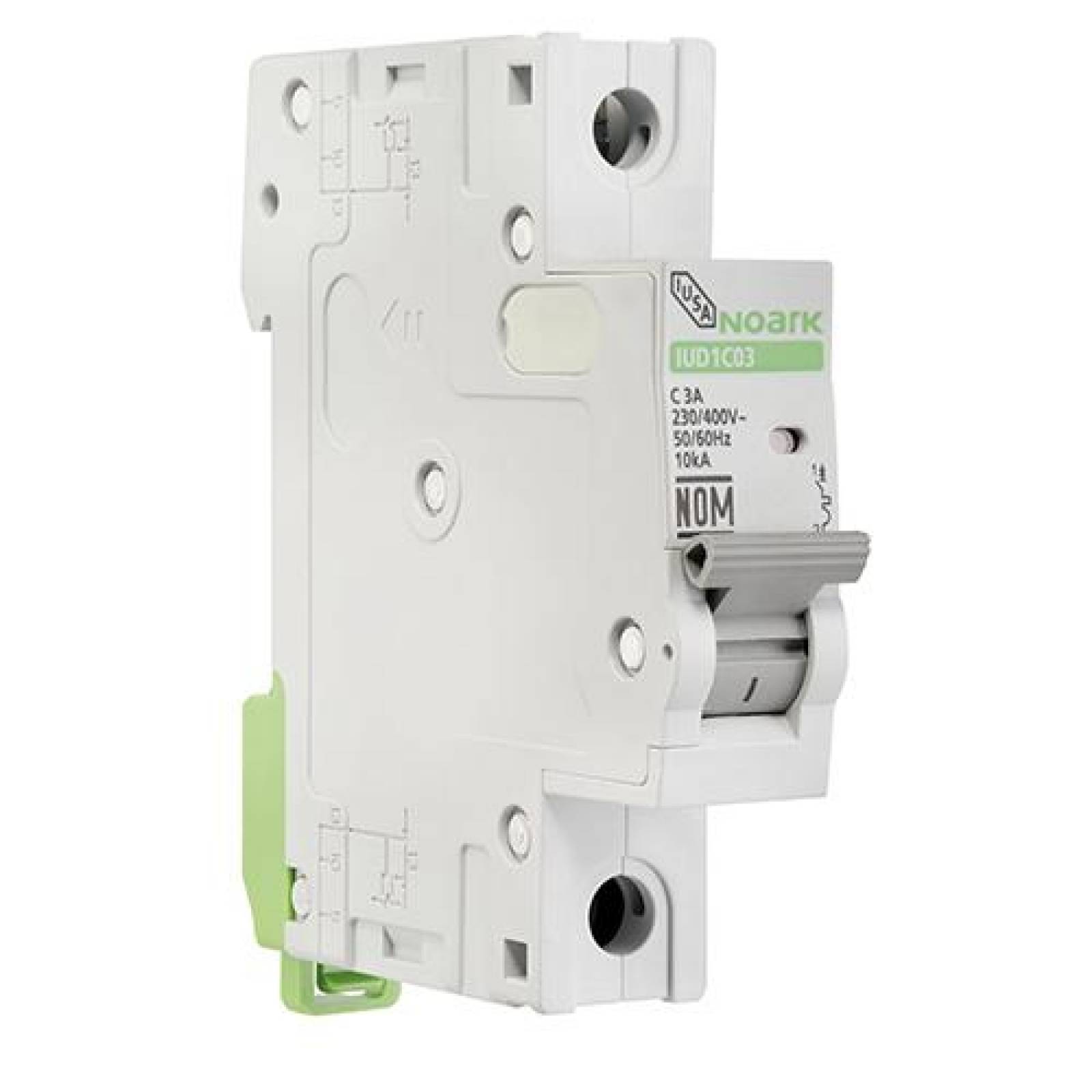 Interruptor termomagnético DIN 1 polo, 10 A