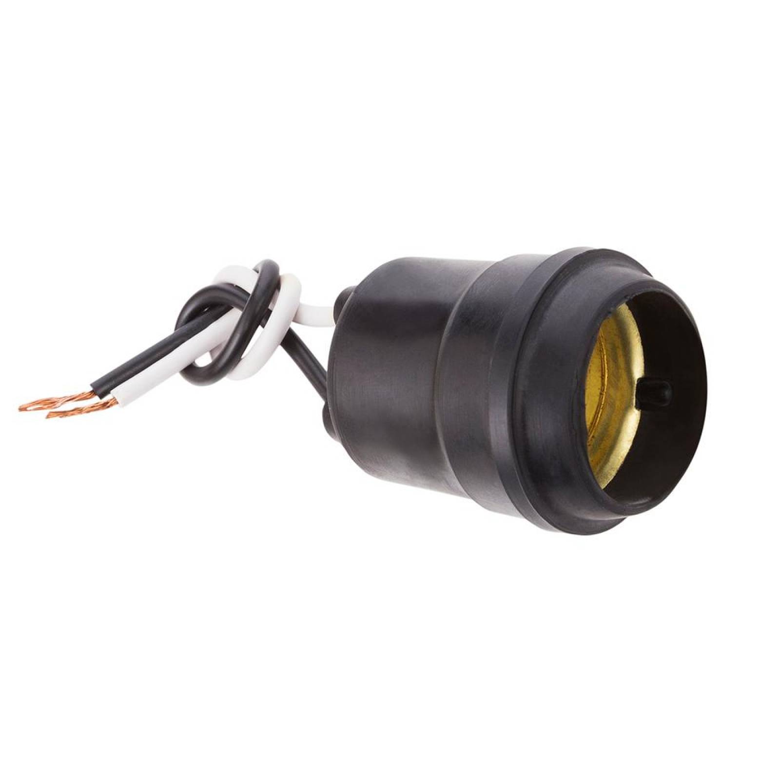 Portalámpara de hule vulcanizado