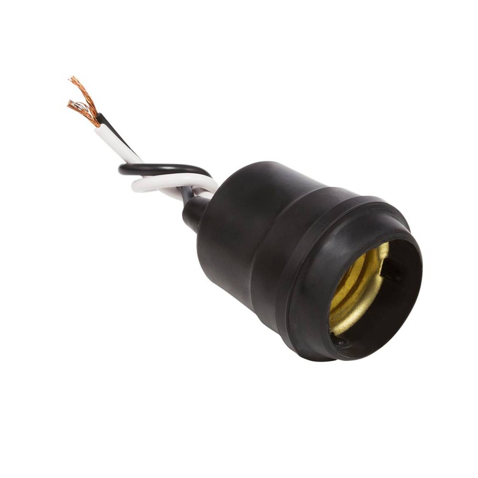 Portalámpara de hule vulcanizado