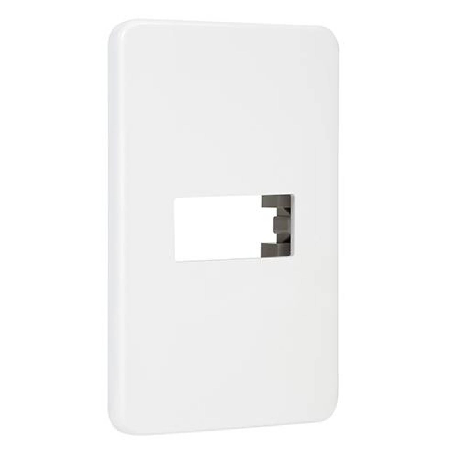 Placa Tradizione de 1 ventana blanco 